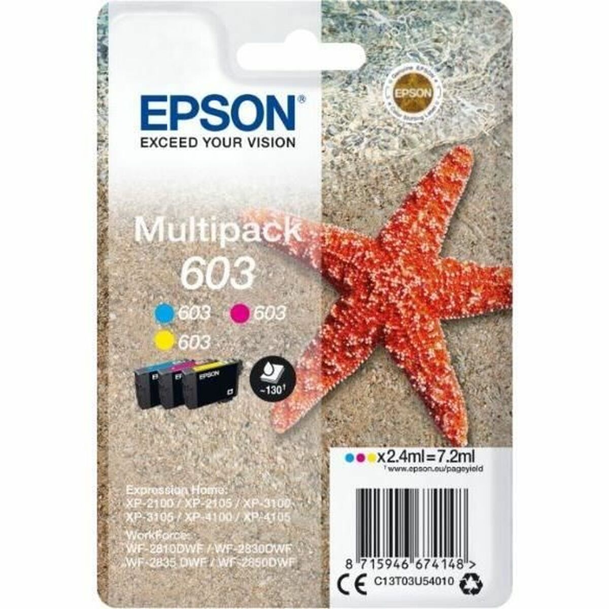 EPSON 1LB Multipack 3-colours 603 Ink