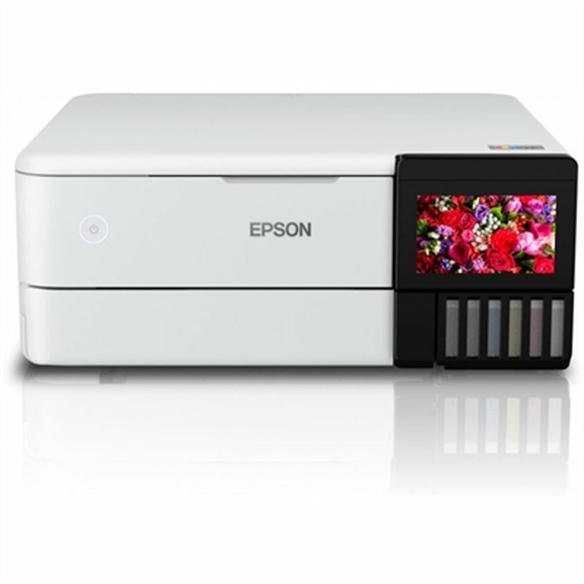 EPSON EcoTank ET-8500 MFP colour ink-jet refillable A4 16ppm print USB LAN USB host Wi-Fi white