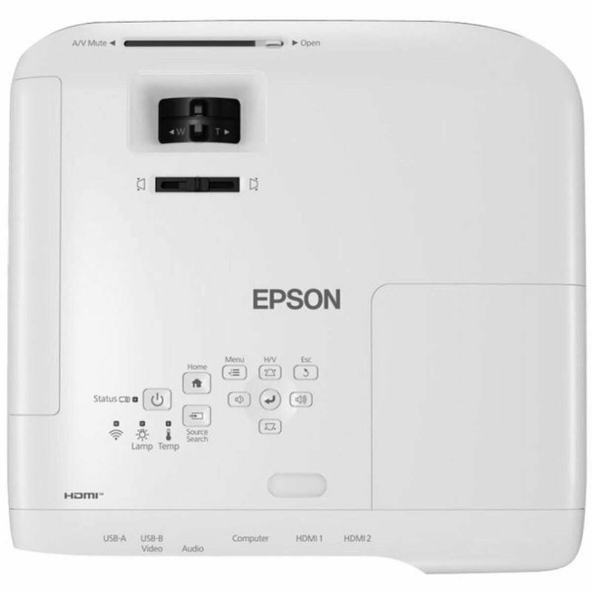 EPSON EB-X49 Projecteur 3LCD, XGA , 3600 lm, 16 000 : 1, 1,48 – 1,77:1, VGA x2, HDMI x1 , RJ45, Wifi avec ELPAP11