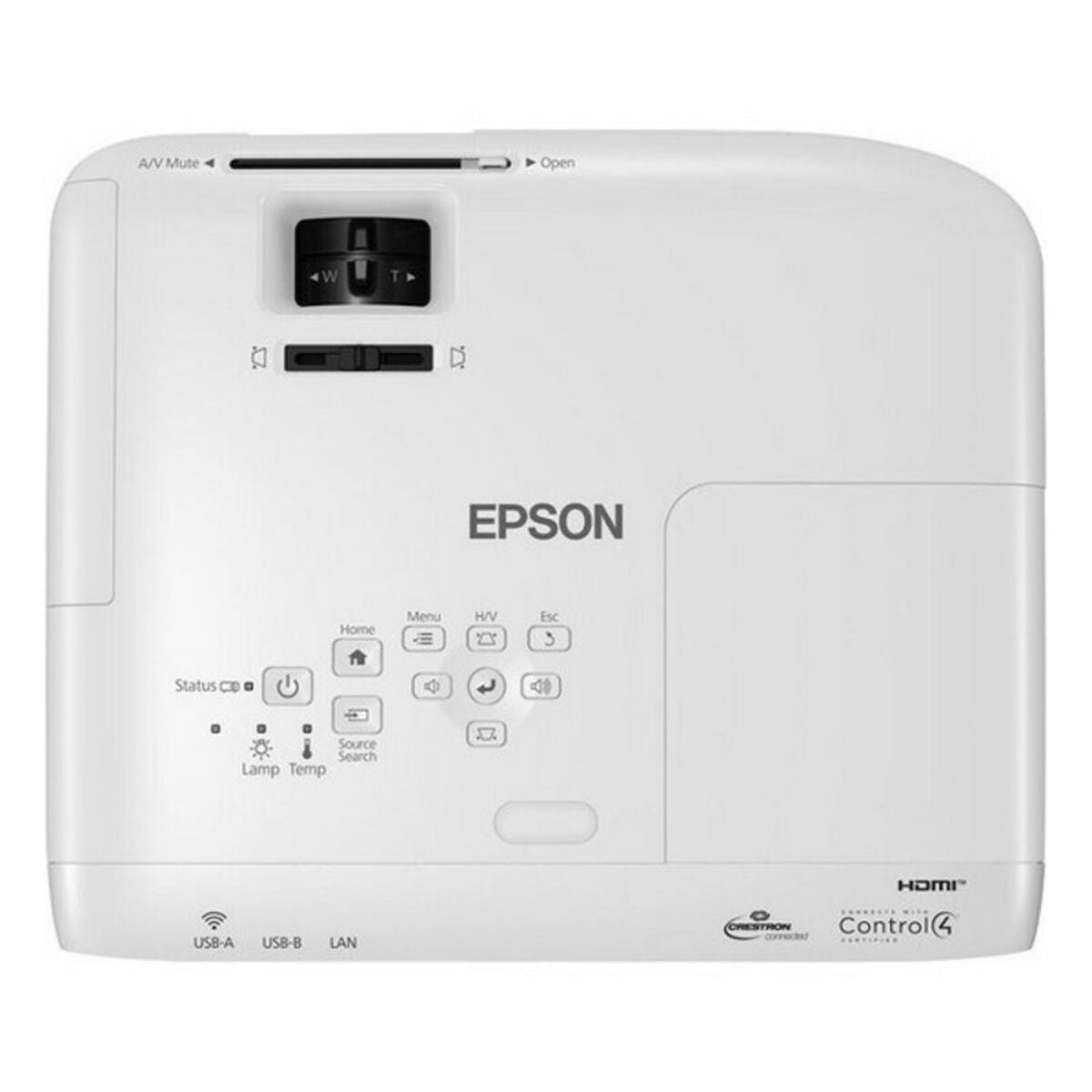 EPSON EB-W49 3LCD Projector 3800Lumen WXGA 1.30-1.56:1