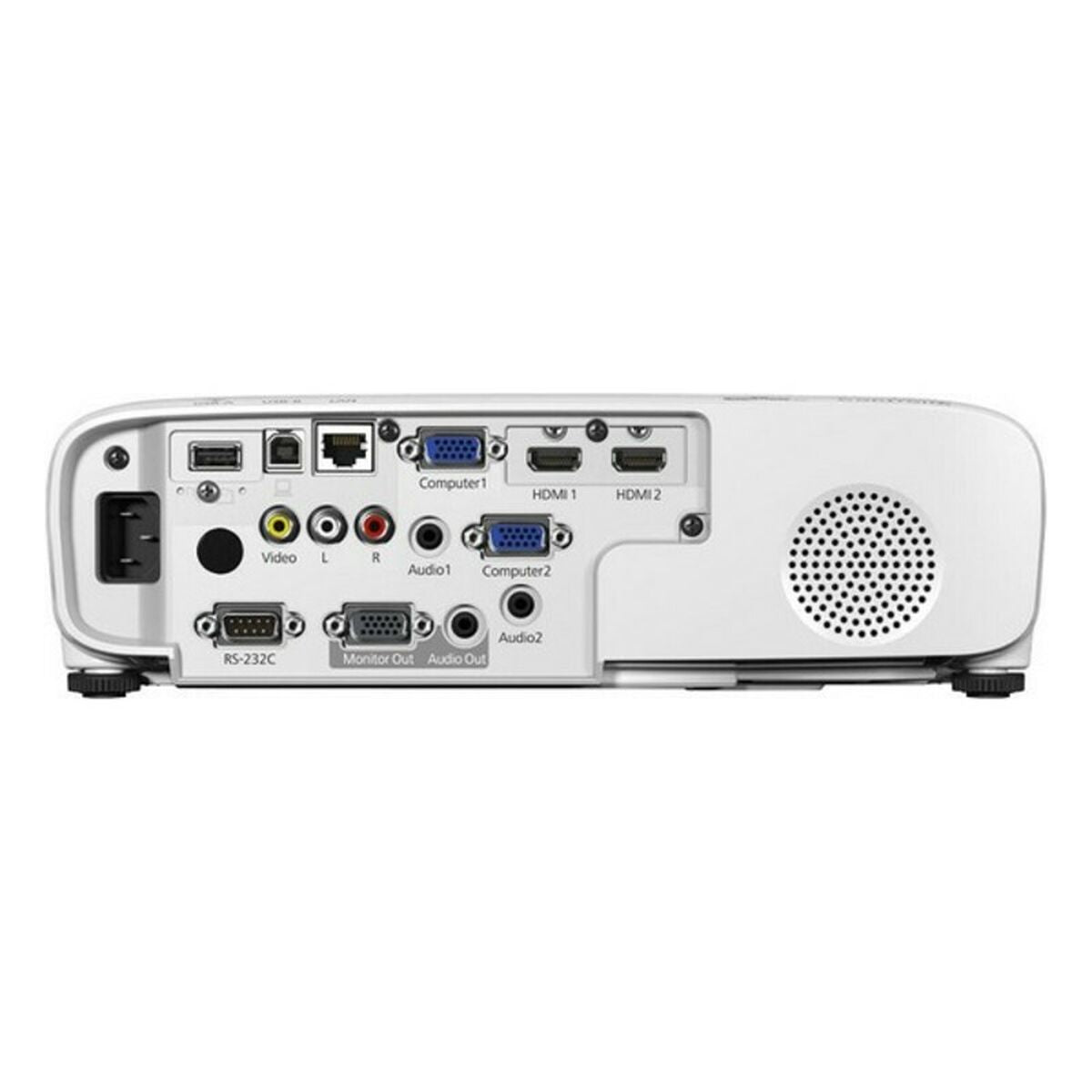 EPSON EB-W49 Projecteur 3LCD, WXGA , 3800 lm, 16 000 : 1, 1,30 – 1,56:1, VGA x2, HDMI x2 , RJ45, Wifi avec ELPAP11