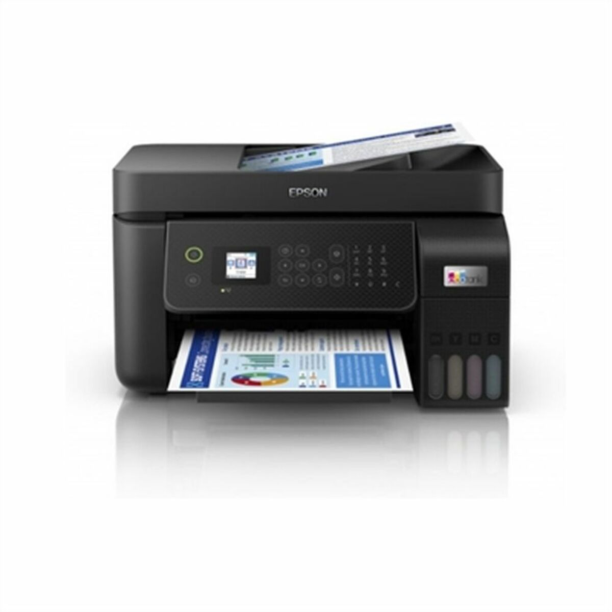 EPSON EcoTank ET-4800 MFP colour inkjet refillable A4 10ppm Print 100sheets USB LAN Wi-Fi Black