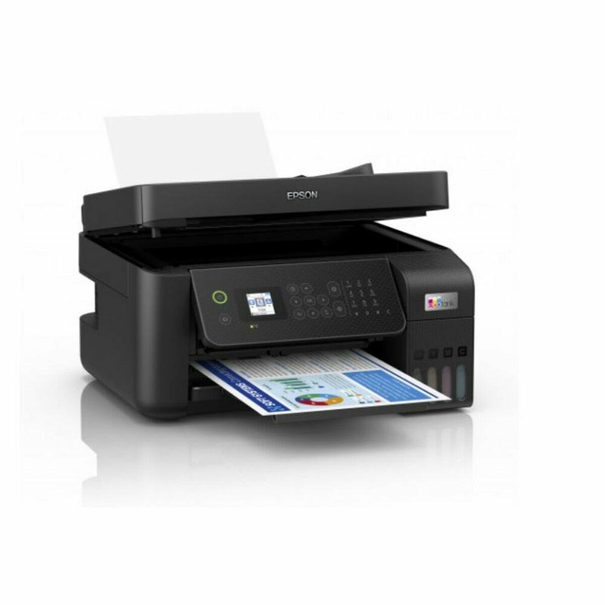 EPSON EcoTank ET-4800 MFP colour inkjet refillable A4 10ppm Print 100sheets USB LAN Wi-Fi Black