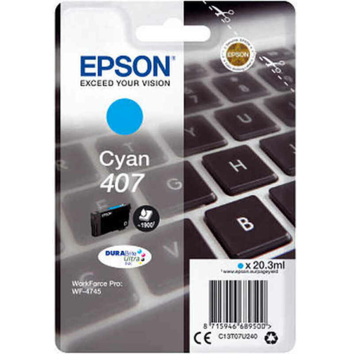 EPSON 2LB WF-4745 Series Ink Cartridge Cyan