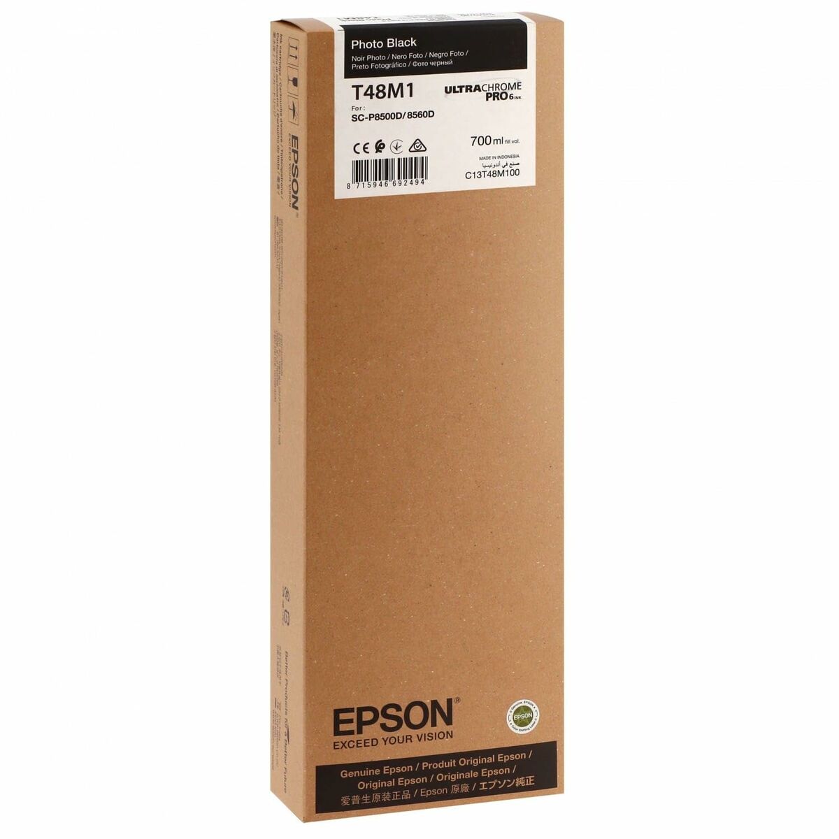EPSON 5LB UltraChrome Pro 6 Photo Black T48M1 700ml SC-P8500
