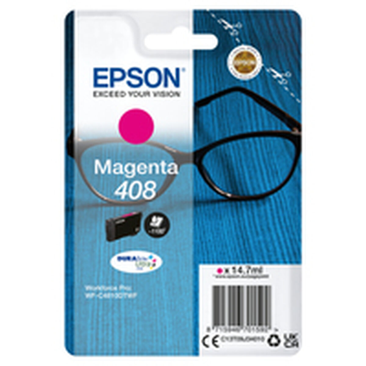 EPSON 2LB Singlepack Magenta 408 DURABrite Ultra Ink