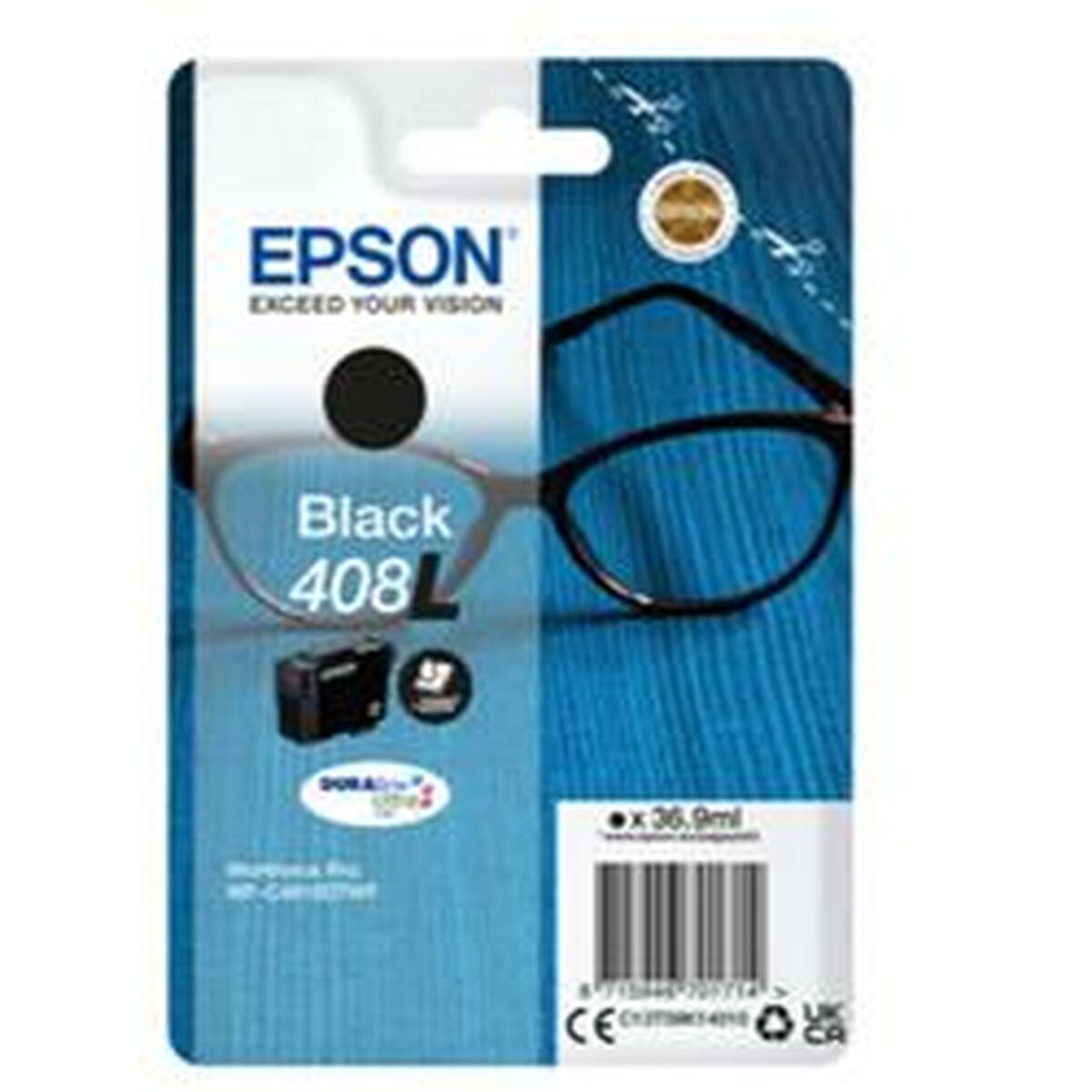 EPSON 4LB Singlepack Black 408L DURABrite Ultra Ink