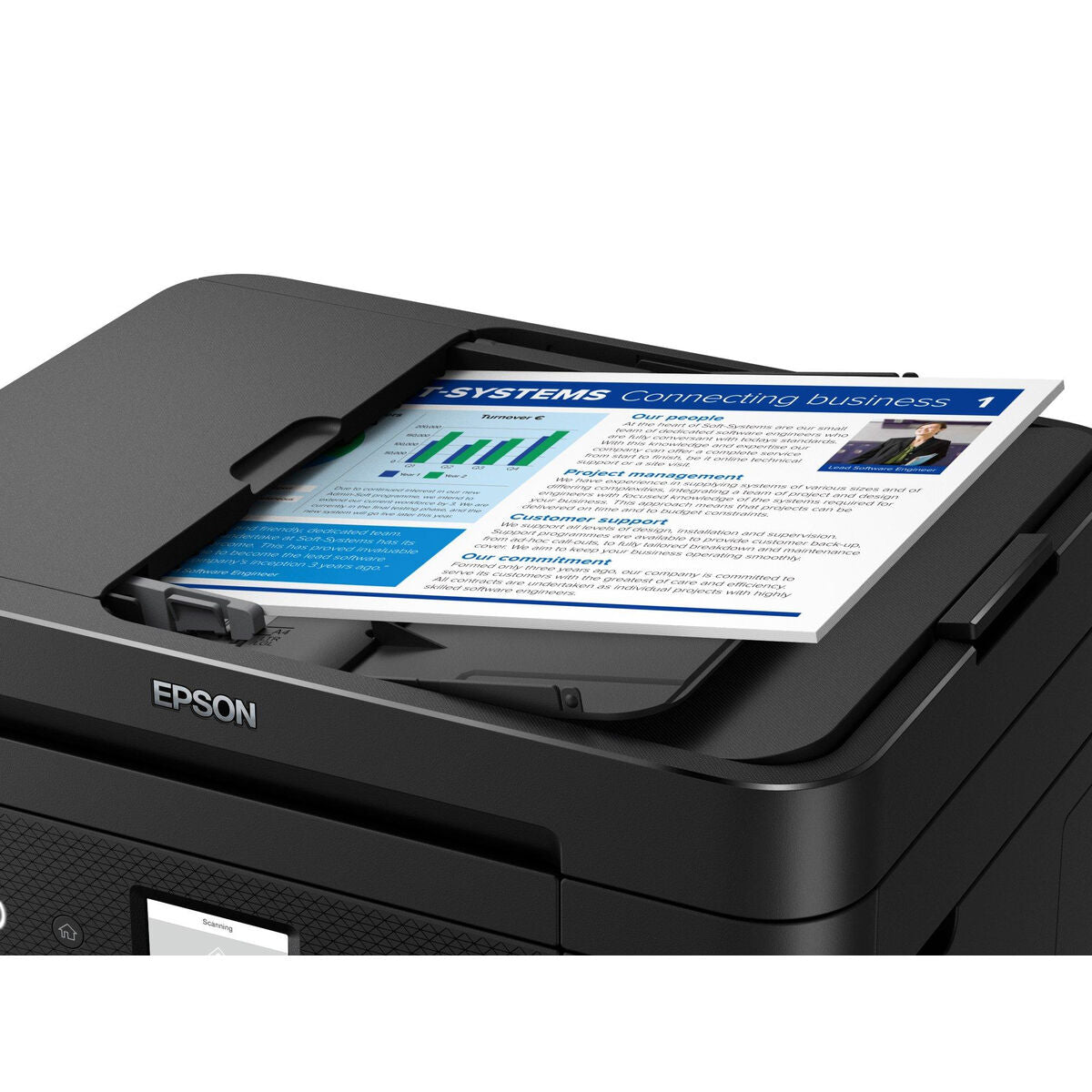 EPSON WorkForce WF-2960DWF MFP colour ink-jet A4 210x297mm A4 14ppm print 150 sheets USB 2.0 LAN Wi-Fi
