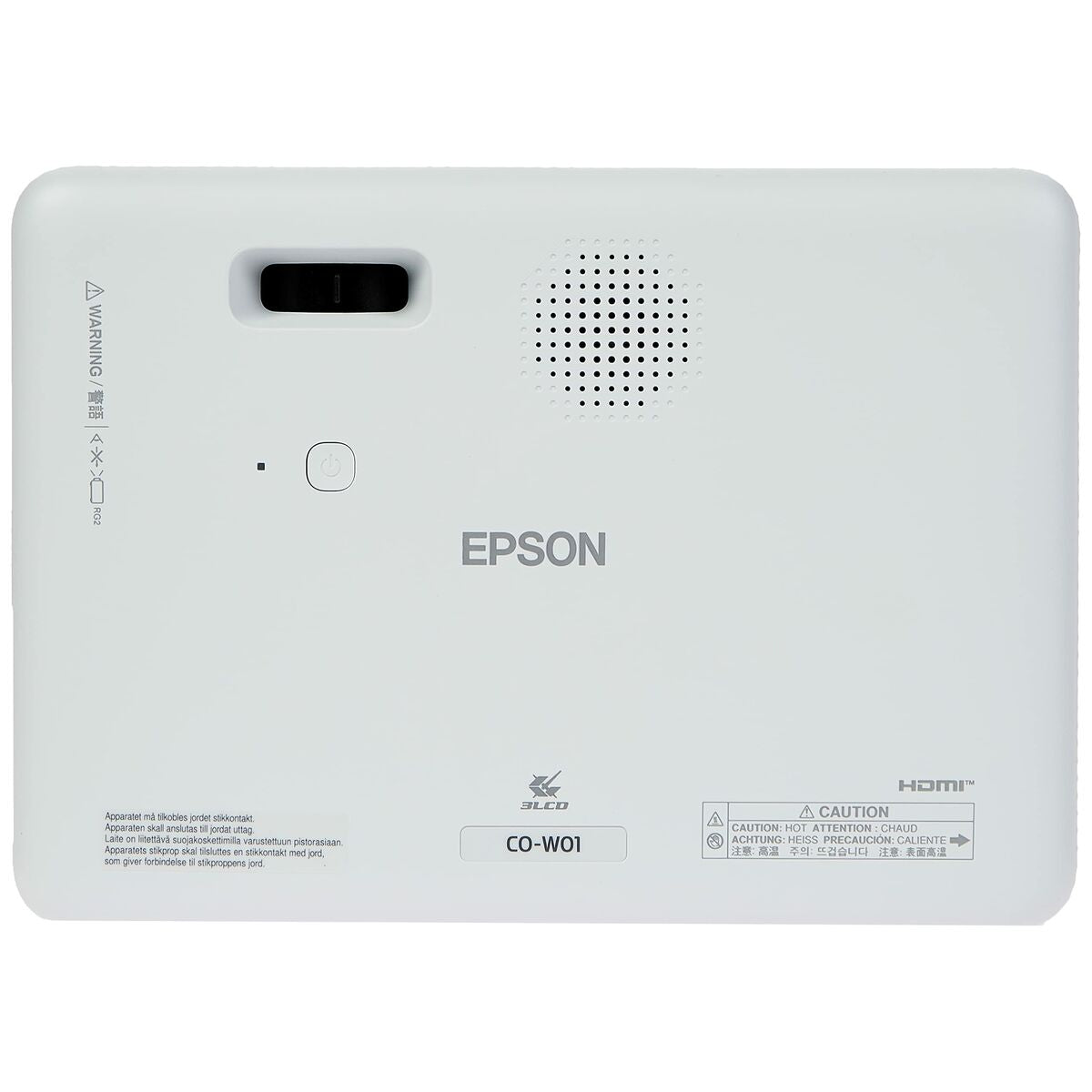 EPSON CO-W01 Projecteur 3 LCD  polyvalent - WXGA  -  HD ready - 3000 lumens-HDMI 1.4, USB 2.0- USB 2-B - HP 5Watt - Garantie 2 ans