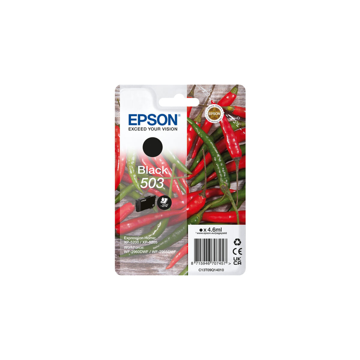 EPSON 4LB Singlepack Black 503 Ink