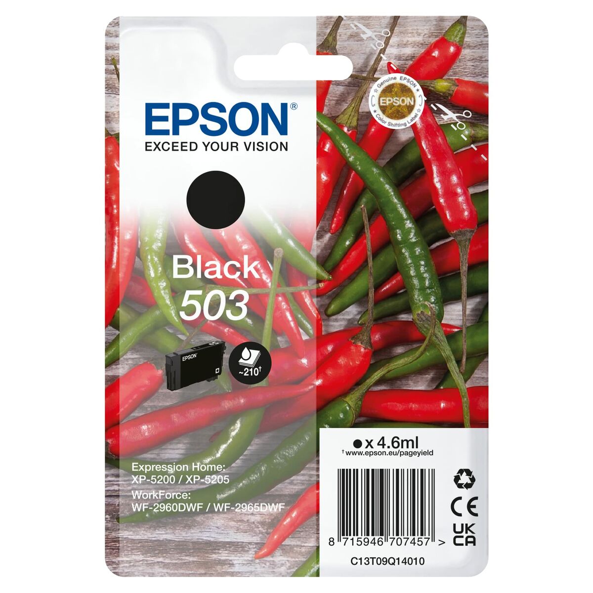 EPSON 4LB Singlepack Black 503 Ink w/s