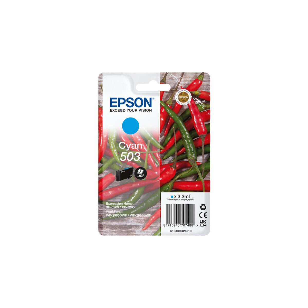 EPSON 1LB Singlepack Cyan 503 Ink