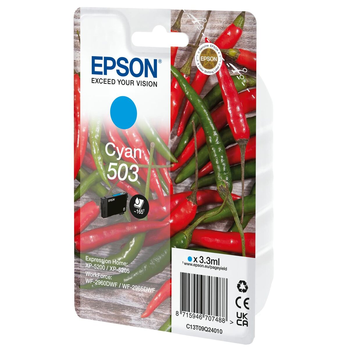EPSON 1LB Singlepack Cyan 503 Ink w/s