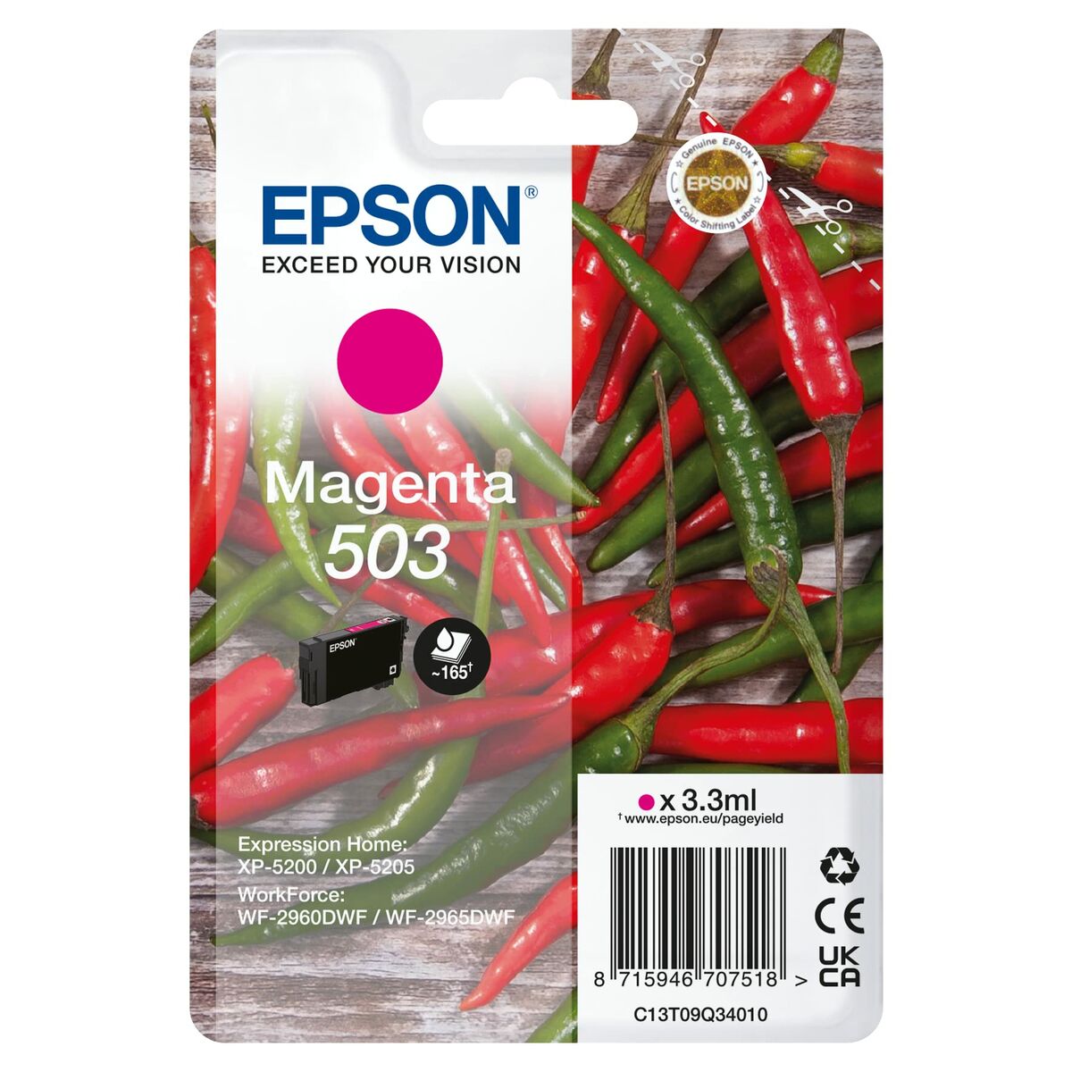 EPSON 1LB Singlepack Magenta 503 Ink w/s