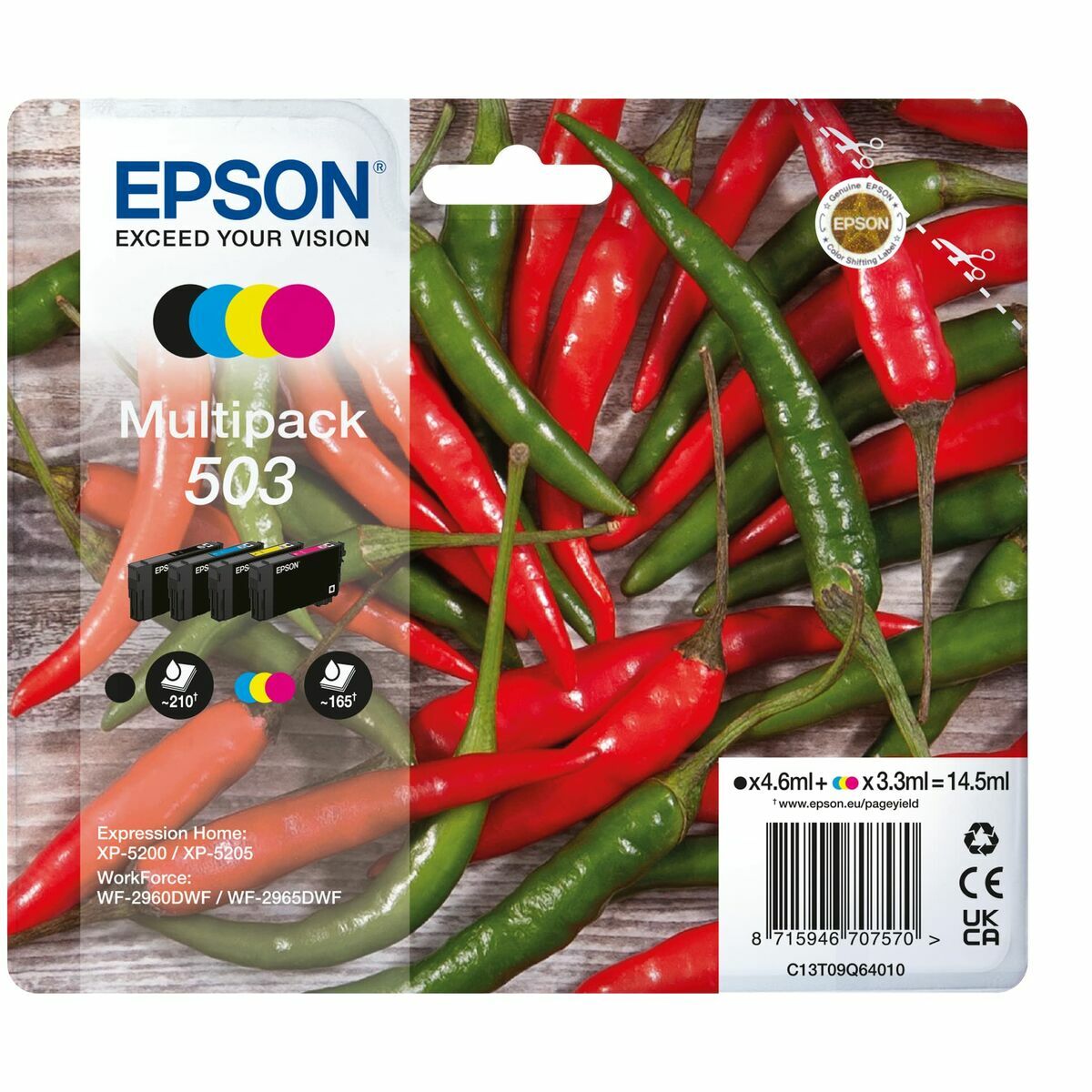 EPSON 1LB Multipack 4colours 503 Ink w/s