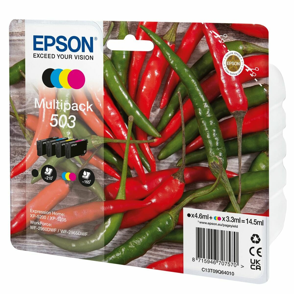 EPSON 1LB Multipack 4colours 503 Ink w/s