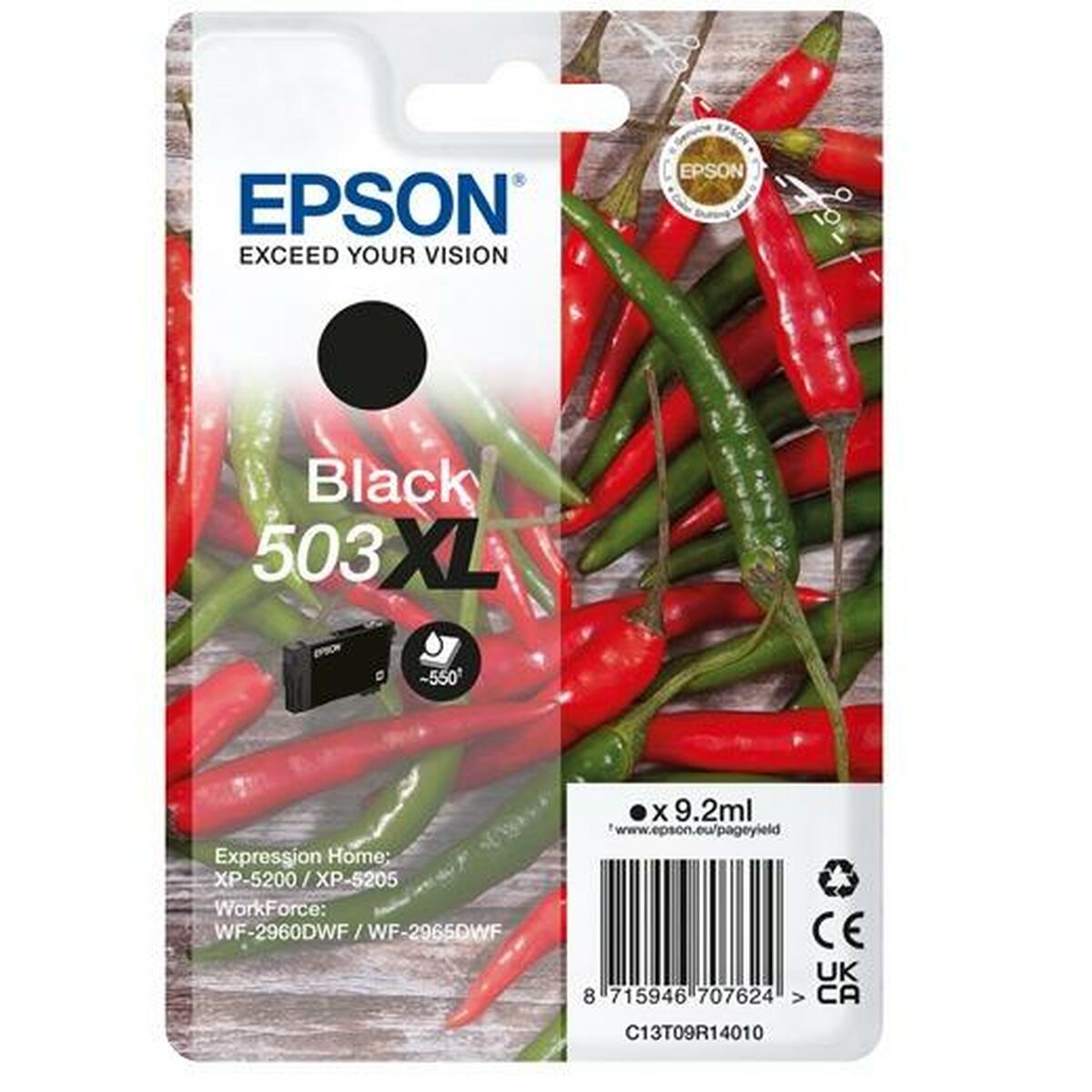 EPSON 4LB Singlepack Black 503XL Ink
