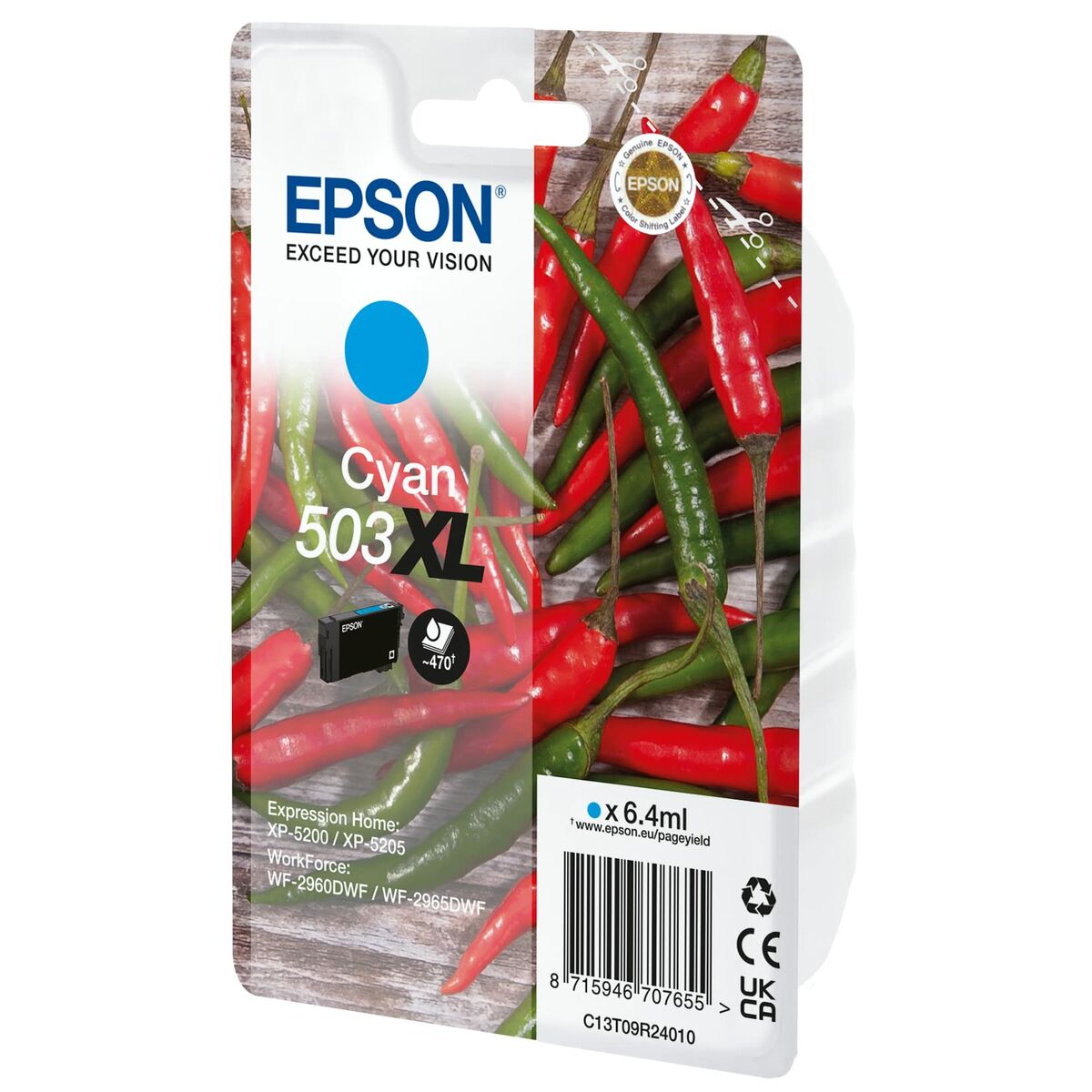 Ink/503XL Chillies Single CY SEC