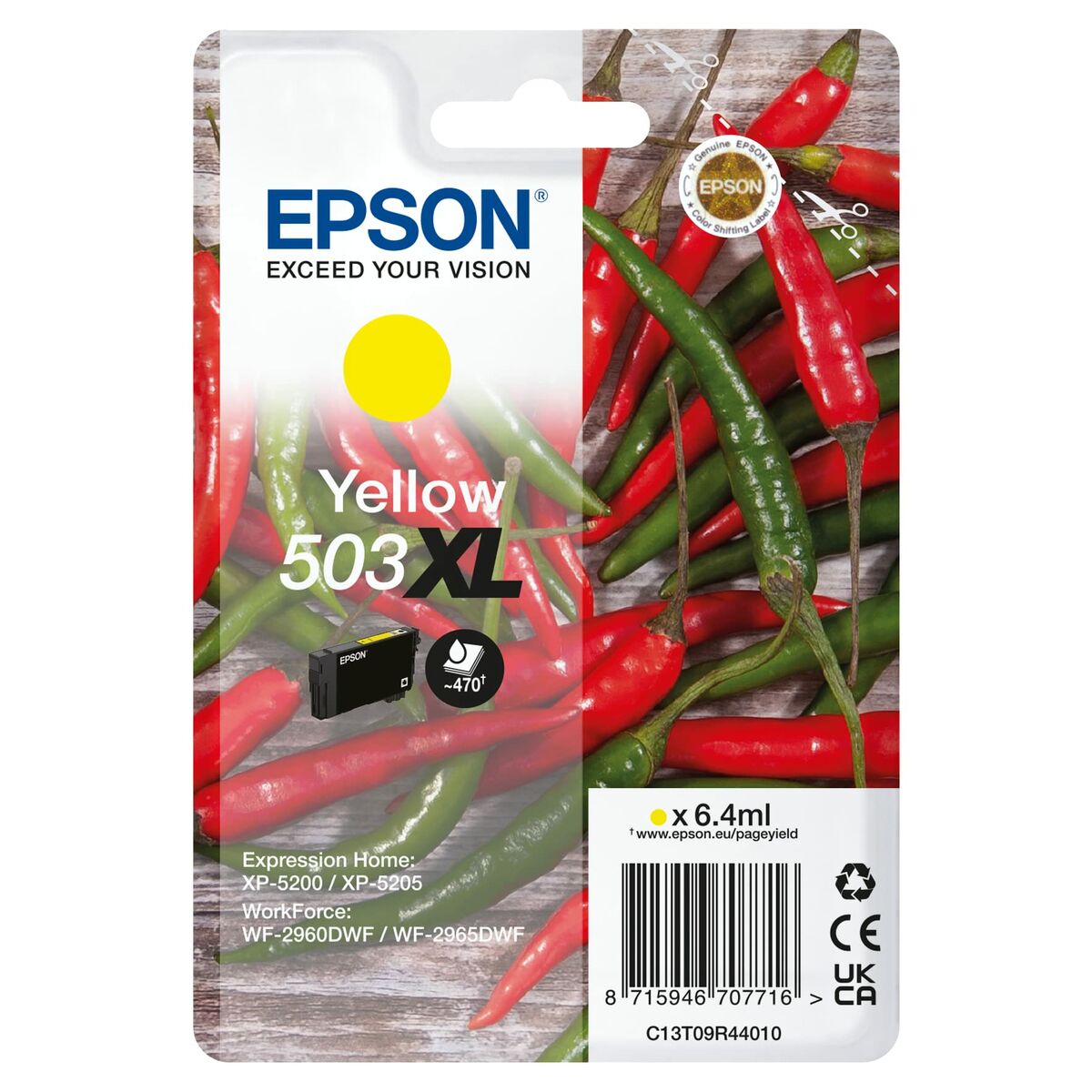EPSON 1LB Singlepack Yellow 503XL Ink w/s