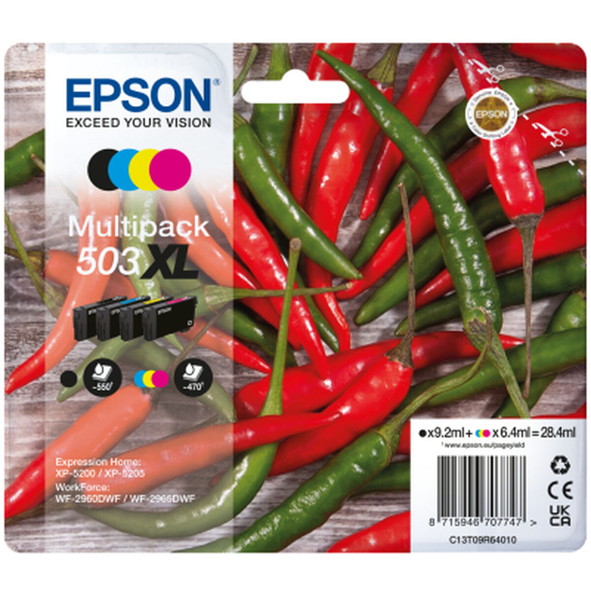 EPSON 1LB Multipack 4colours 503XL Ink w/s