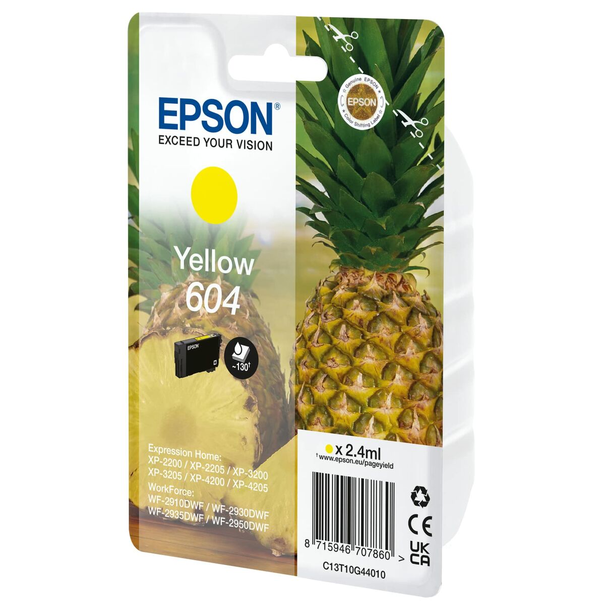 EPSON 1LB Singlepack Yellow 604 Ink w/s