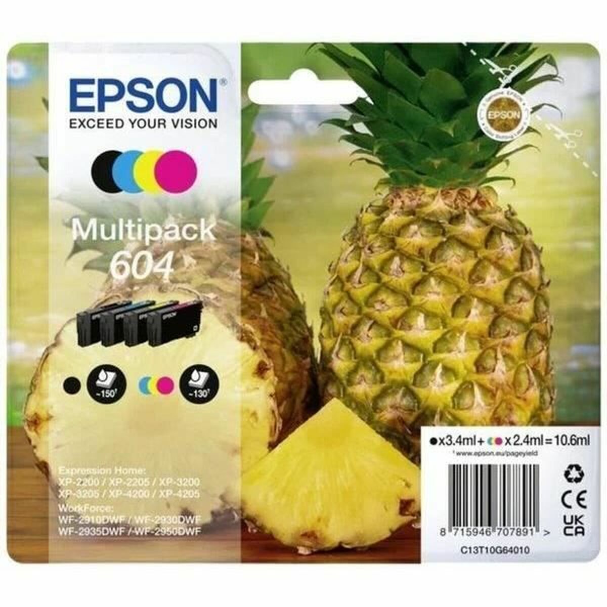 EPSON 1LB Multipack 4colours 604 Ink