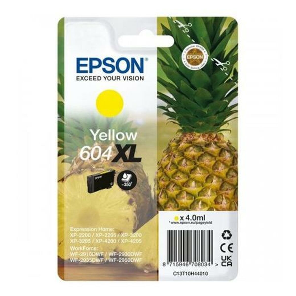 EPSON 1LB Singlepack Yellow 604XL Ink
