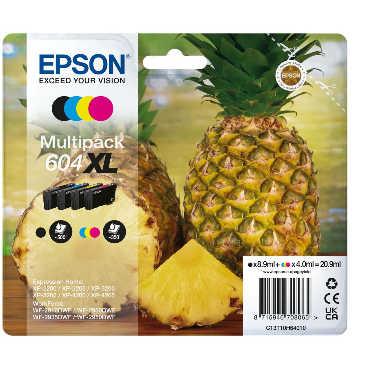 EPSON 1LB Multipack 4colours 604XL Ink w/s