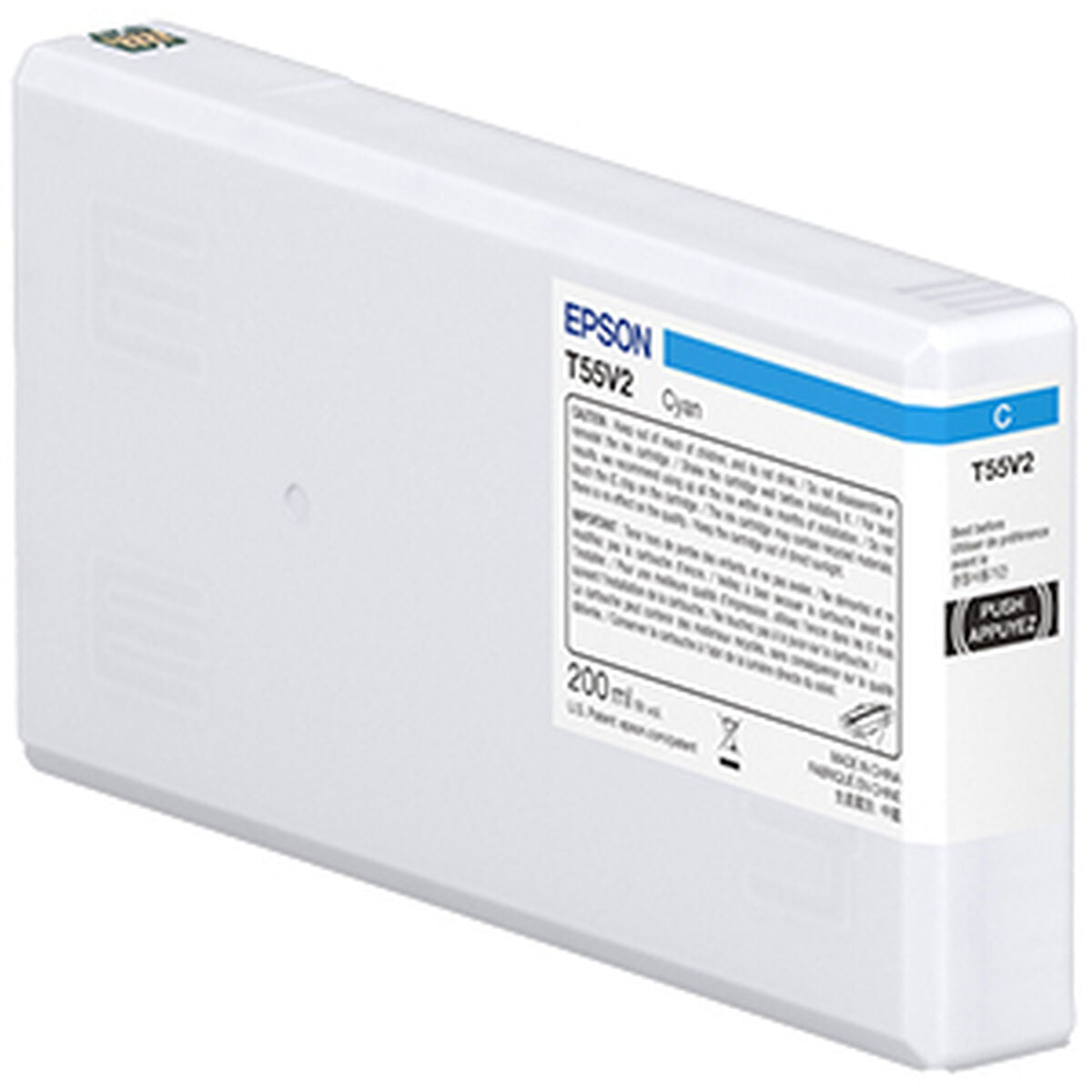 EPSON 4LB T55W2 Cyan Ink Cartridge 200ml