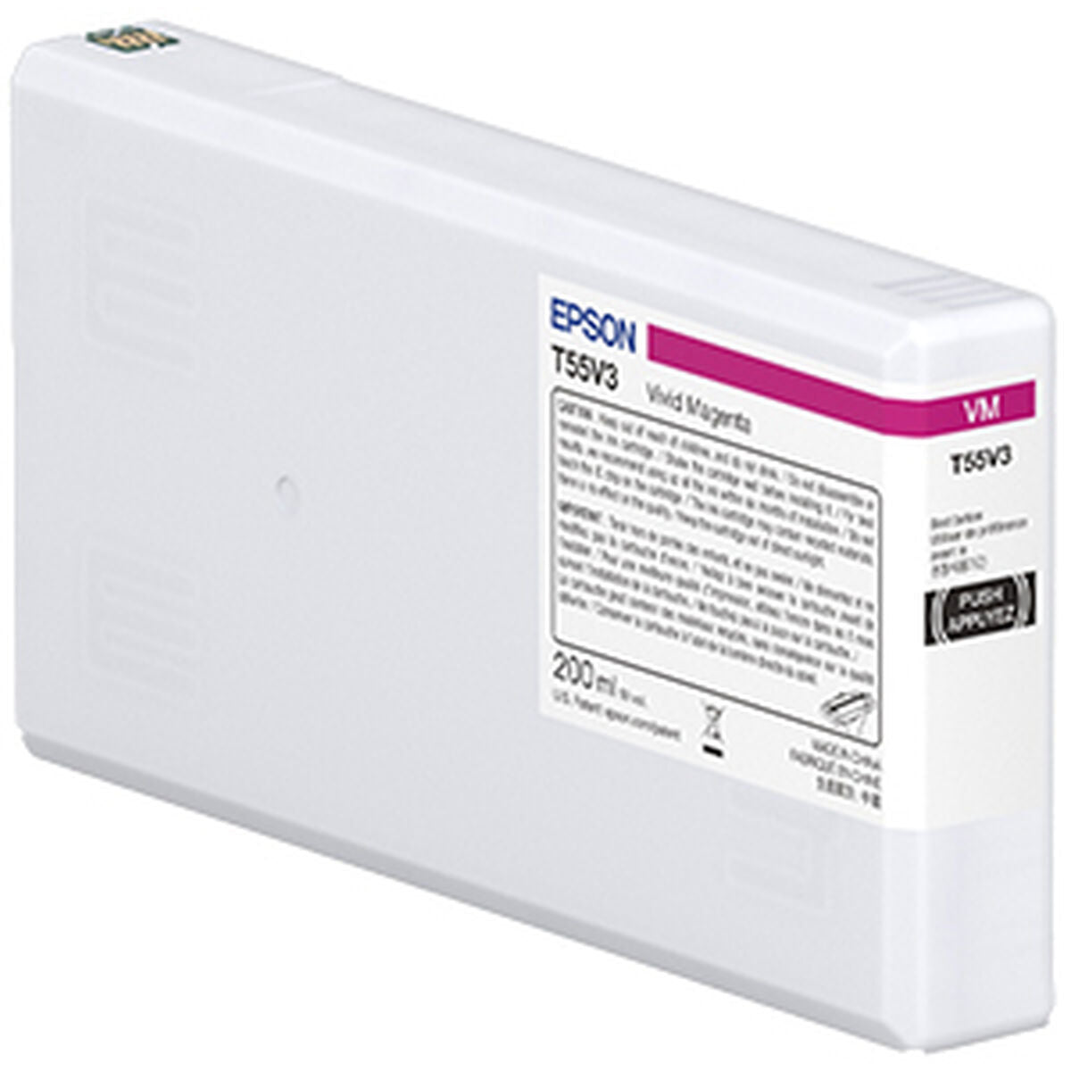 EPSON 5LB T55W3 Vivid Magenta Ink Cartridge 200ml