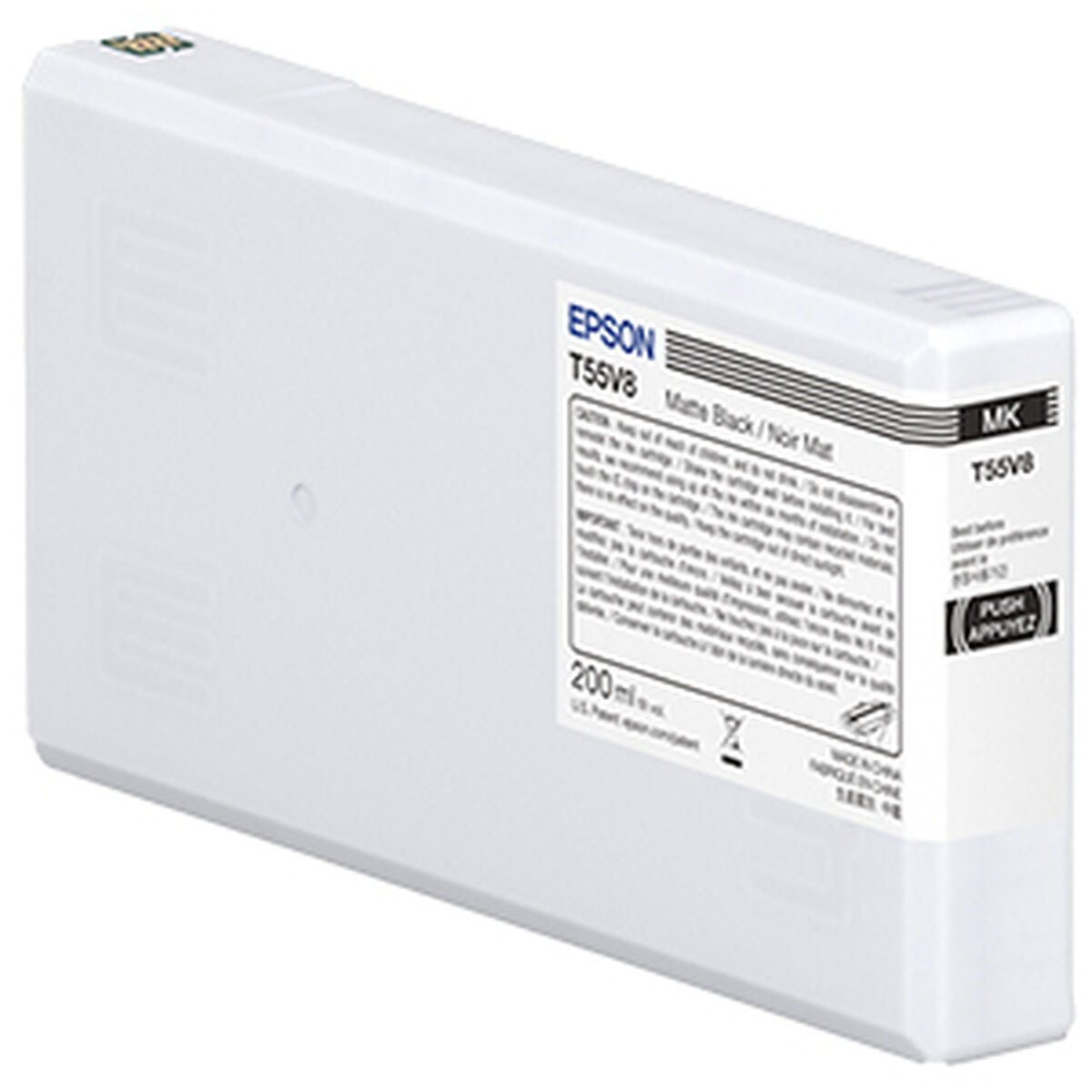 EPSON 4LB T55W8 Matte Black Ink Cartridge 200ml