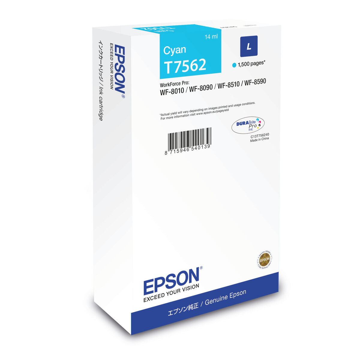 EPSON 4LB WF-8xxx Series Ink Cartridge L Cyan