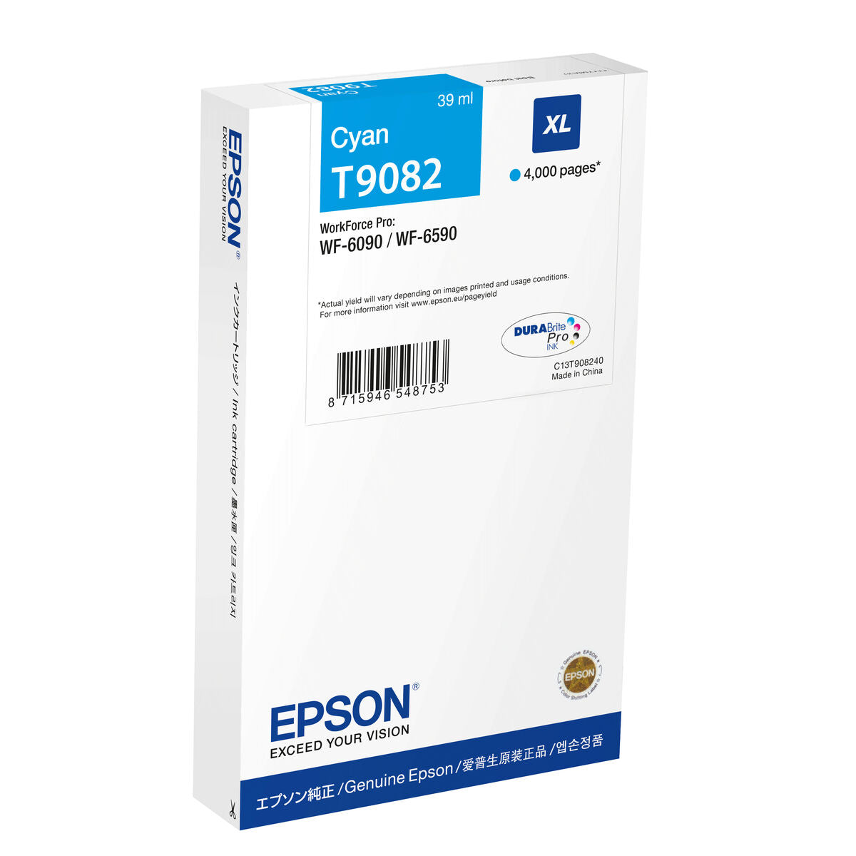 EPSON 4LB WF-6xxx Ink Cartridge Cyan XL