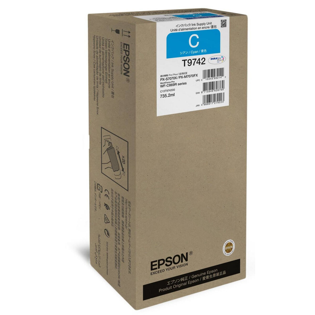 WorkForce Pro WF-C869R Cyan XXL