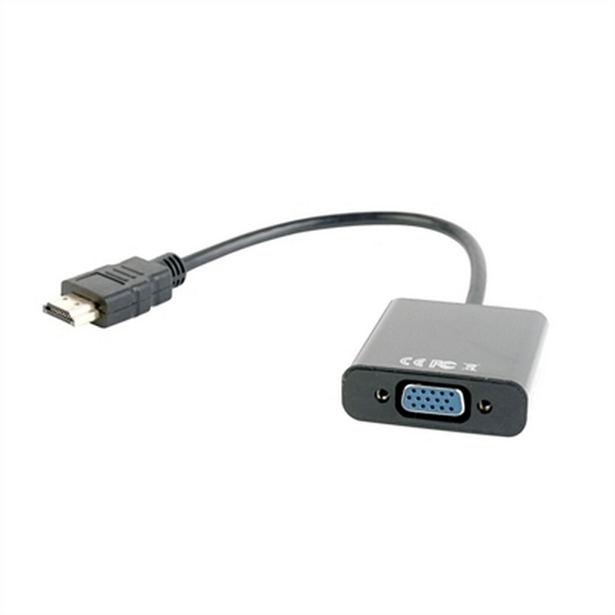 Gembird A-HDMI-VGA-03 - 0,15 m - HDMI Type A (Standard) - VGA (D-Sub) - Mâle - Femelle - 1920 x 1080 pixels