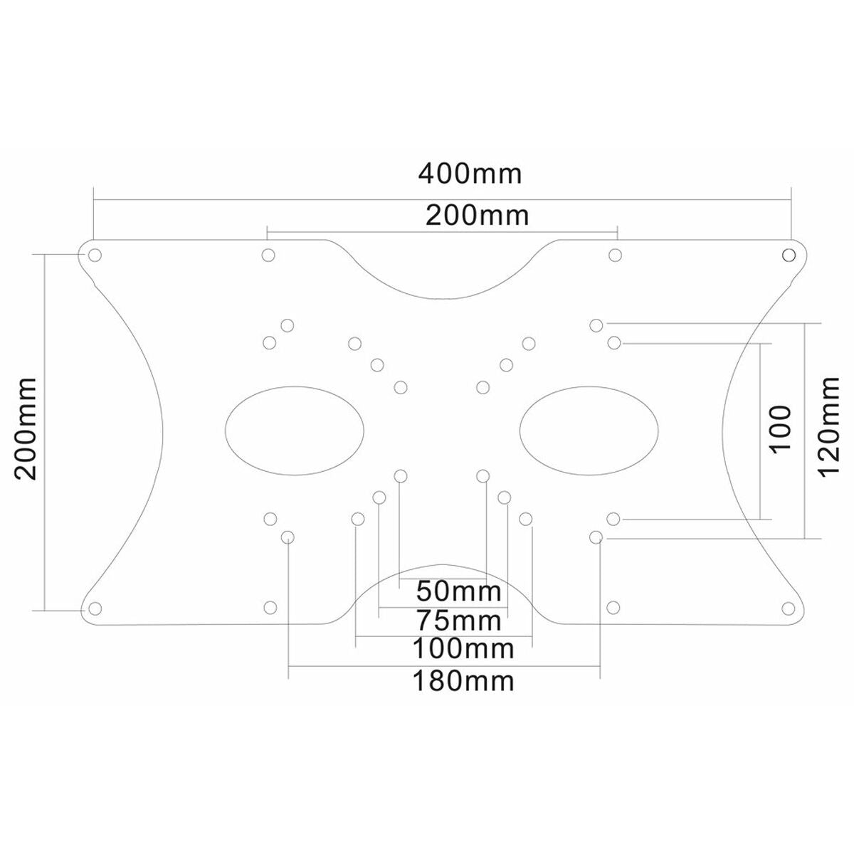 NEOMOUNTS FPMA-VESA400 Adaptateur VESA 22-52p