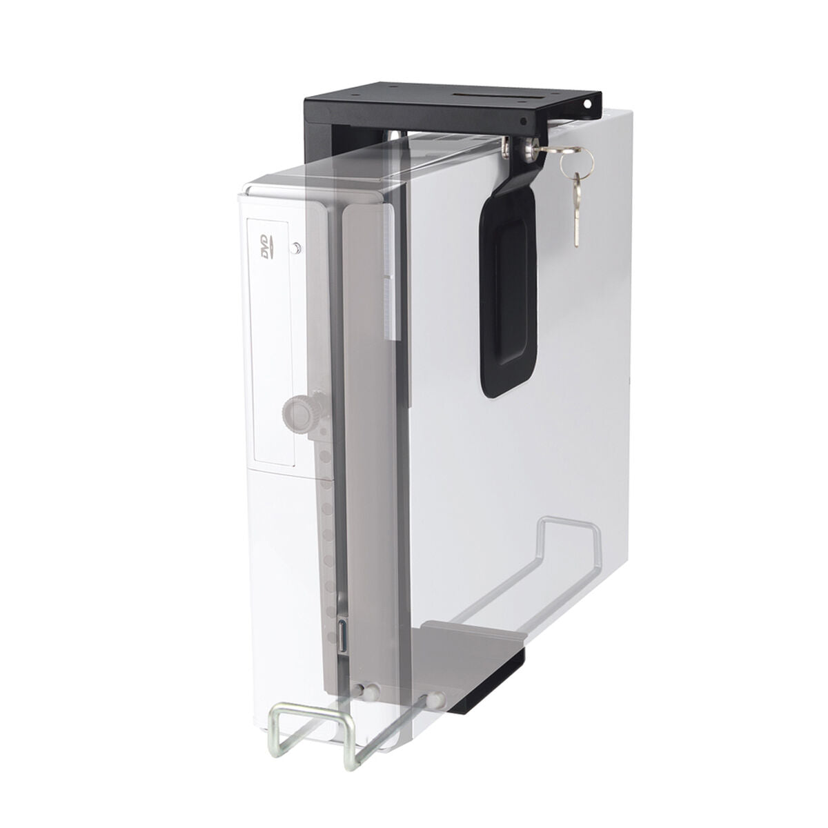 NEOMOUNTS CPU-D075BLACK/LK Support pour ordinateur - verrouillable - max 10 kg - universel