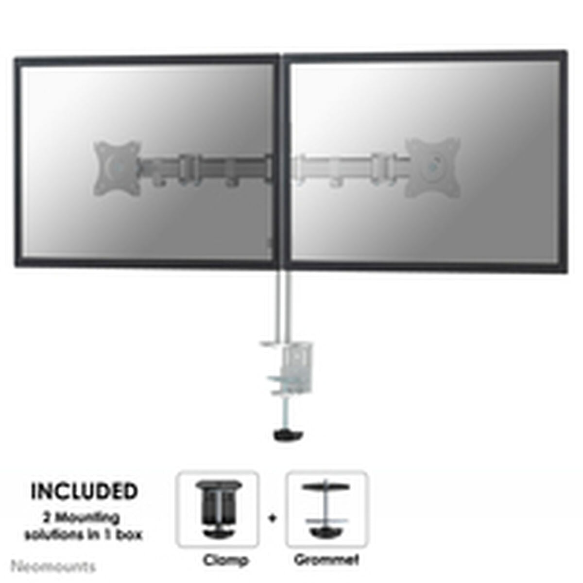 NEOMOUNTS NM-D135DSILVER Support décran à fixer 10-27p