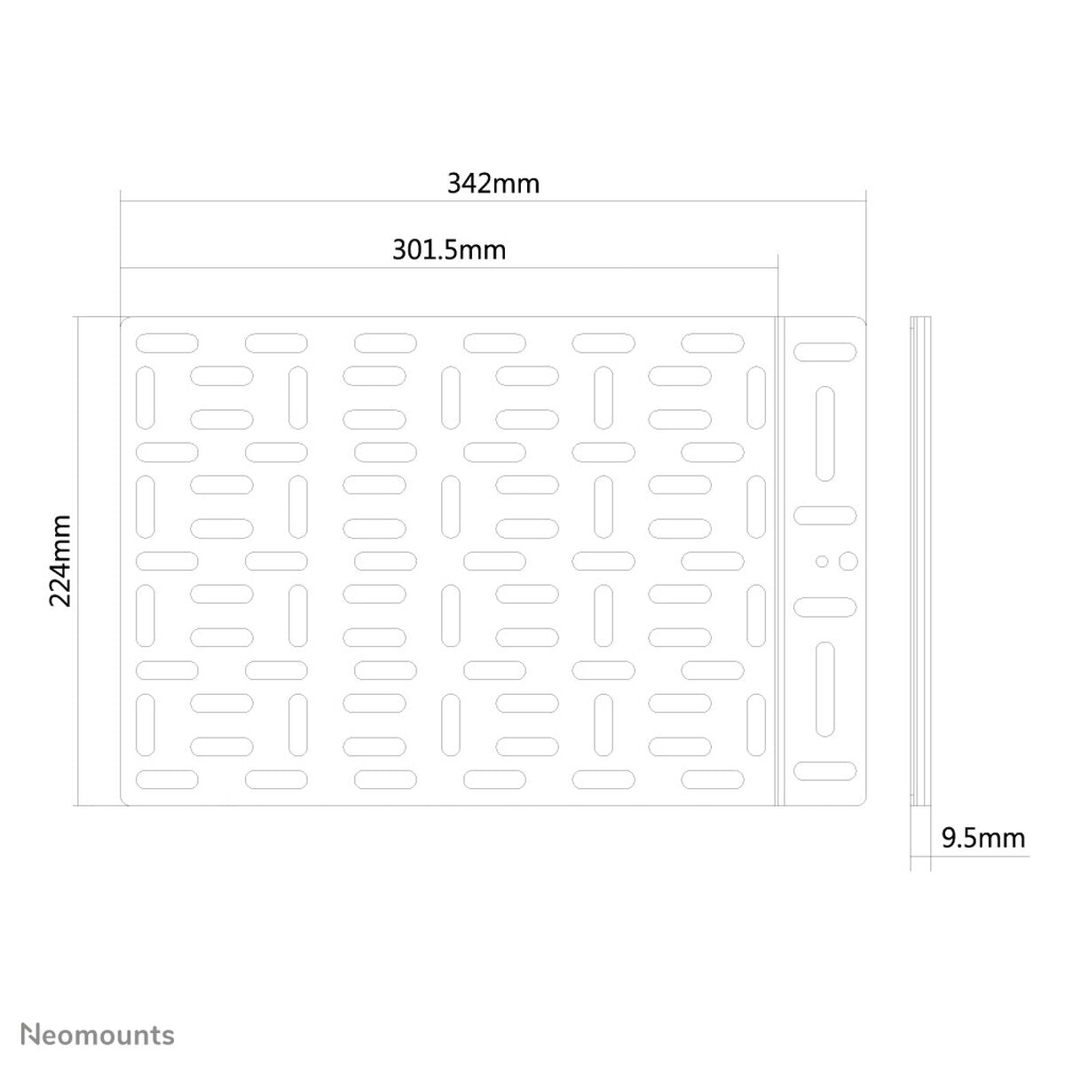 NEOMOUNTS NS-MPM100 Support pour lecteur multimédia - universel