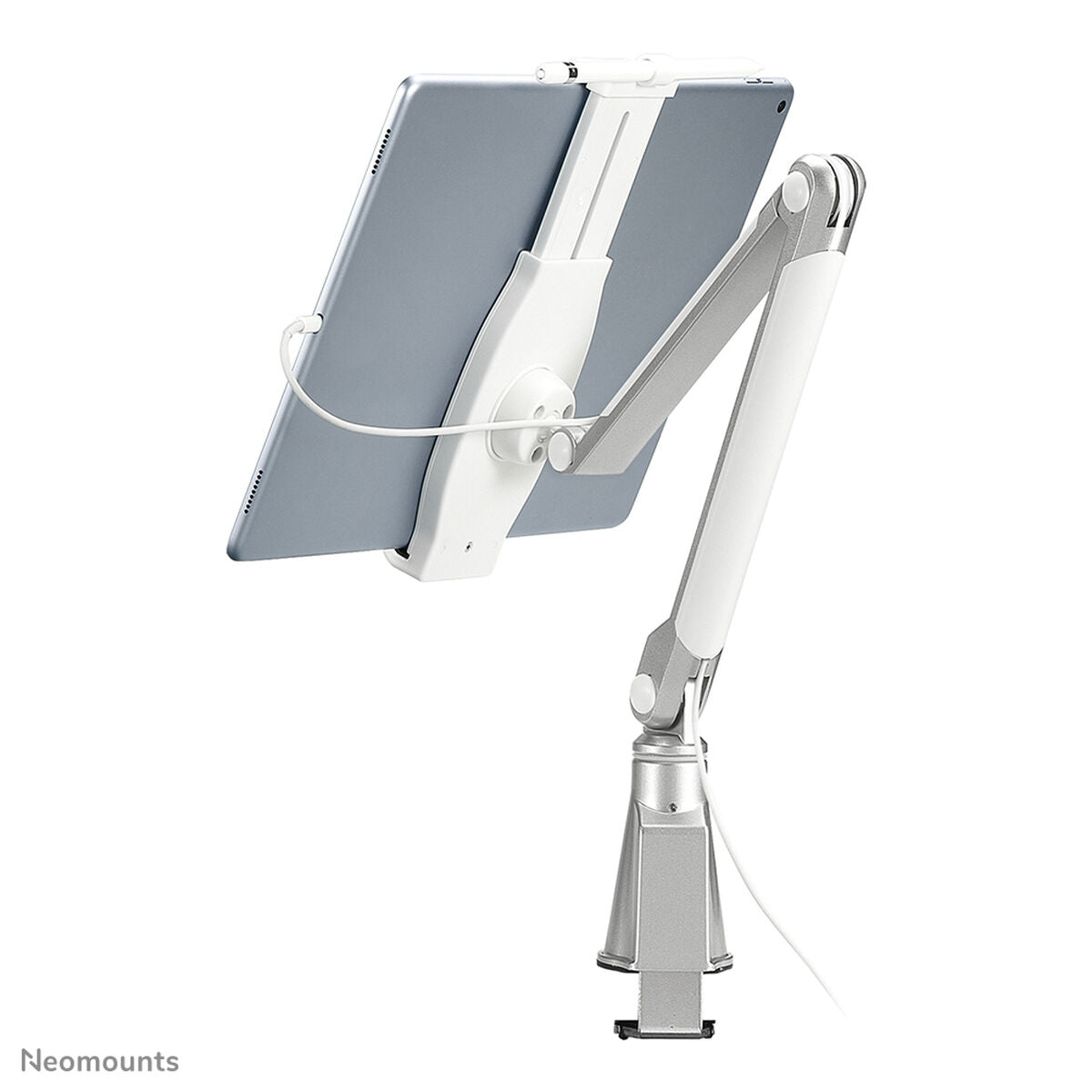 NEOMOUNTS TABLET-D100SILVER Porte-tablette à pince pour bureau 4.7-12.9p - universel - orientable
