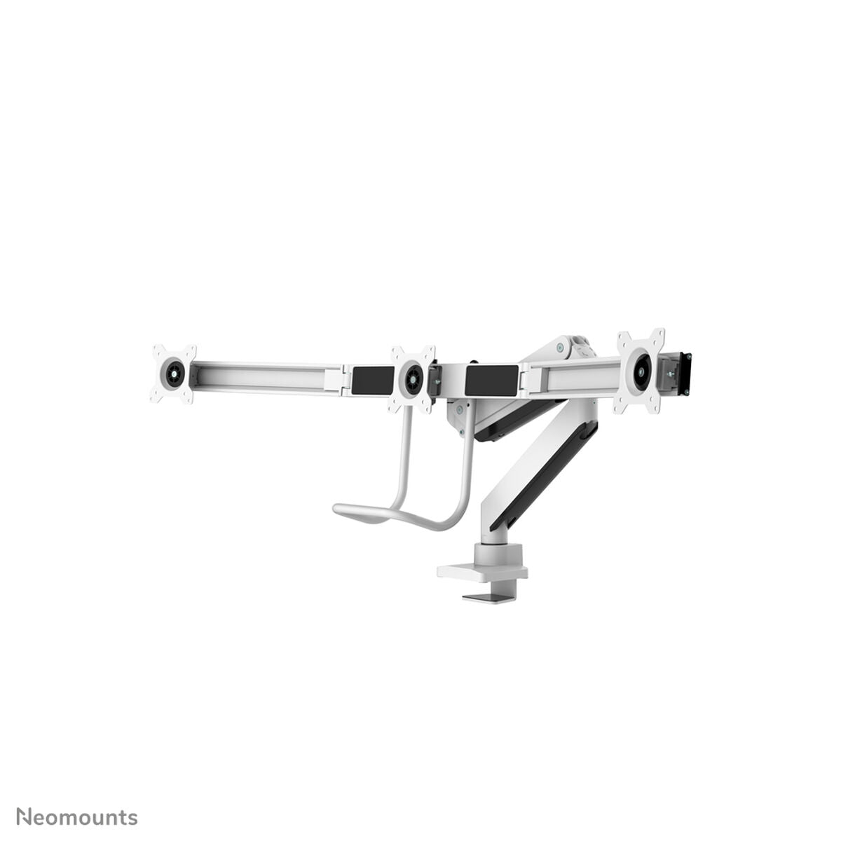NEOMOUNTS NM-D775DX3WHITE Support décran à fixer 17-27p - ressort à gaz - Topfix - arrêt 180