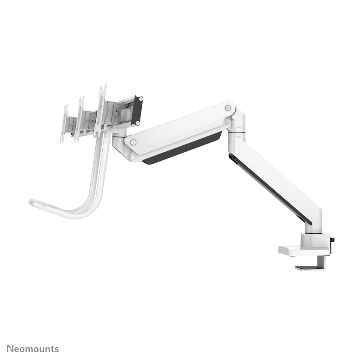 NEOMOUNTS NM-D775DX3WHITE Support décran à fixer 17-27p - ressort à gaz - Topfix - arrêt 180