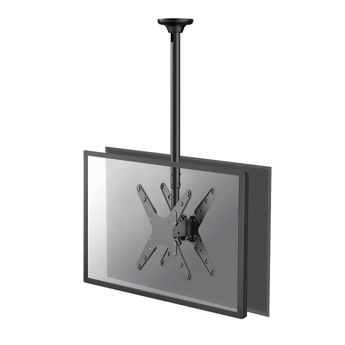 NEOMOUNTS FPMA-C340DBLACK Support de plafond pour écran de 32-75p - h 106-156 cm