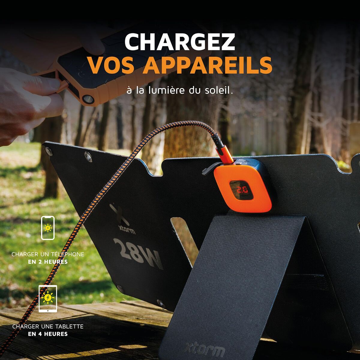 XTORM Panneau solaire XR2S28 28 W