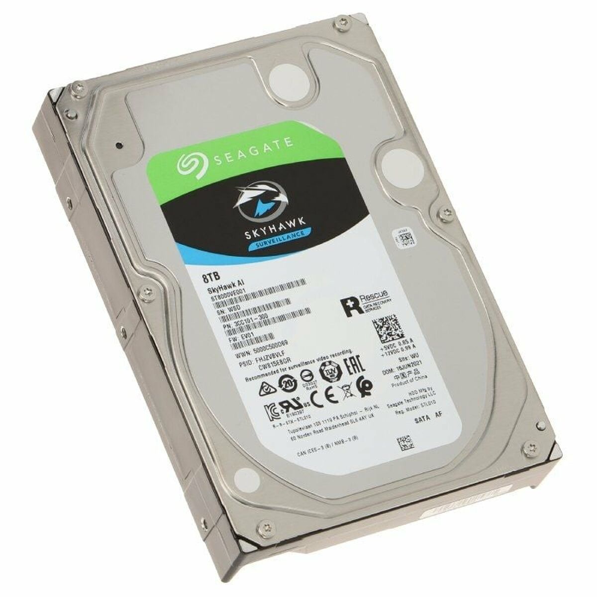 HDD SkyHawk AI 8TB 7.2K 3.5"SATA 3Year
