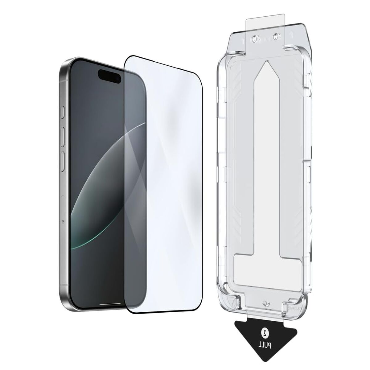 JUST IN CASE Protège-écran avec applicateur pour iPhone 17 /