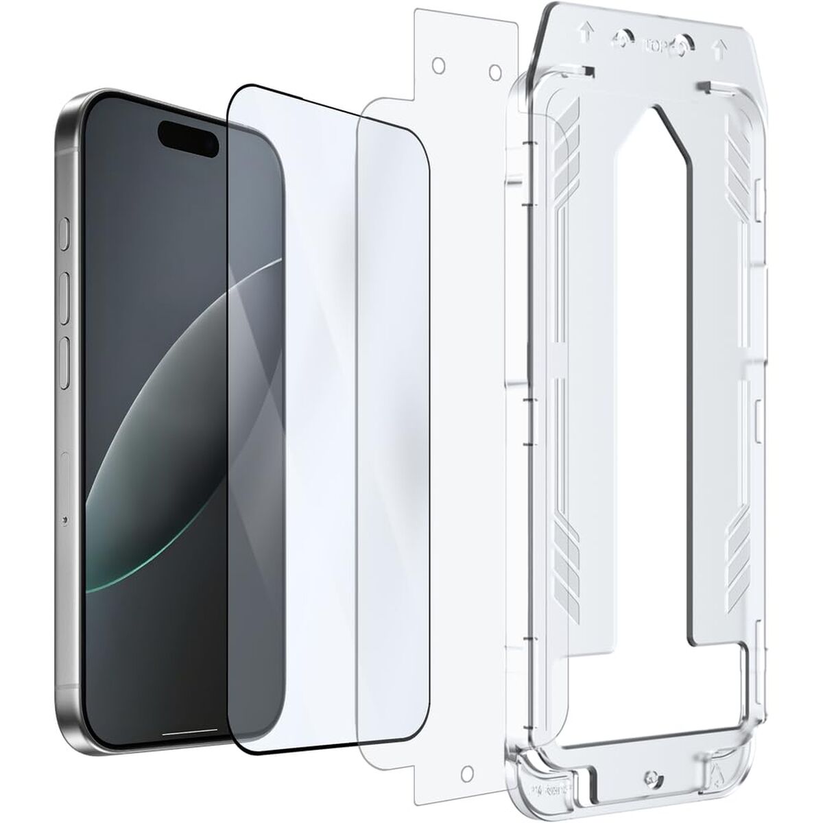 JUST IN CASE Protège-écran avec applicateur pour iPhone 17 P