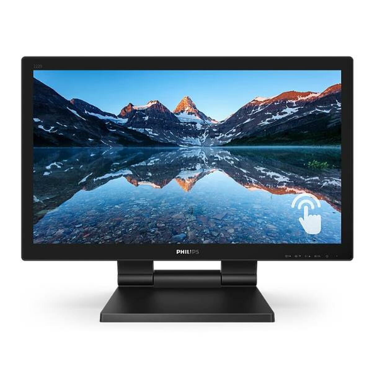 PHILIPS 222B9TA 21.5p FHD Touch 16:9 VA 60Hz HAS 184 D-SUB DVI HDMI 1.4 DP 1.2