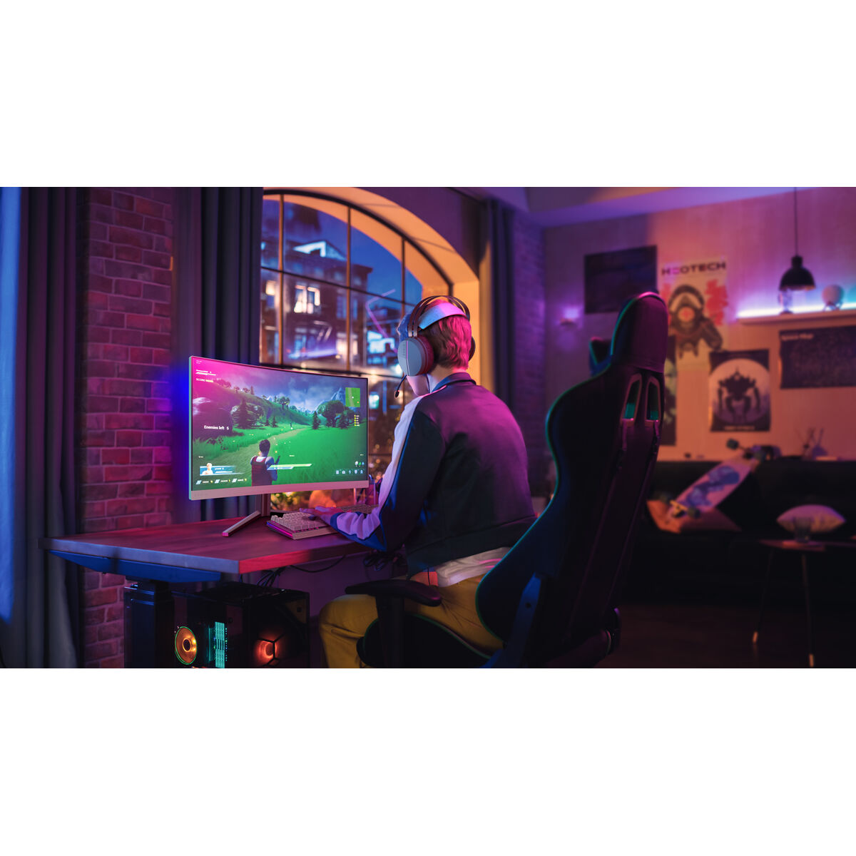 PHILIPS 27M2C5201L/00 27p Curved Gaming Monitor 1920x1080 180Hz 1ms 2xHDMI DP white