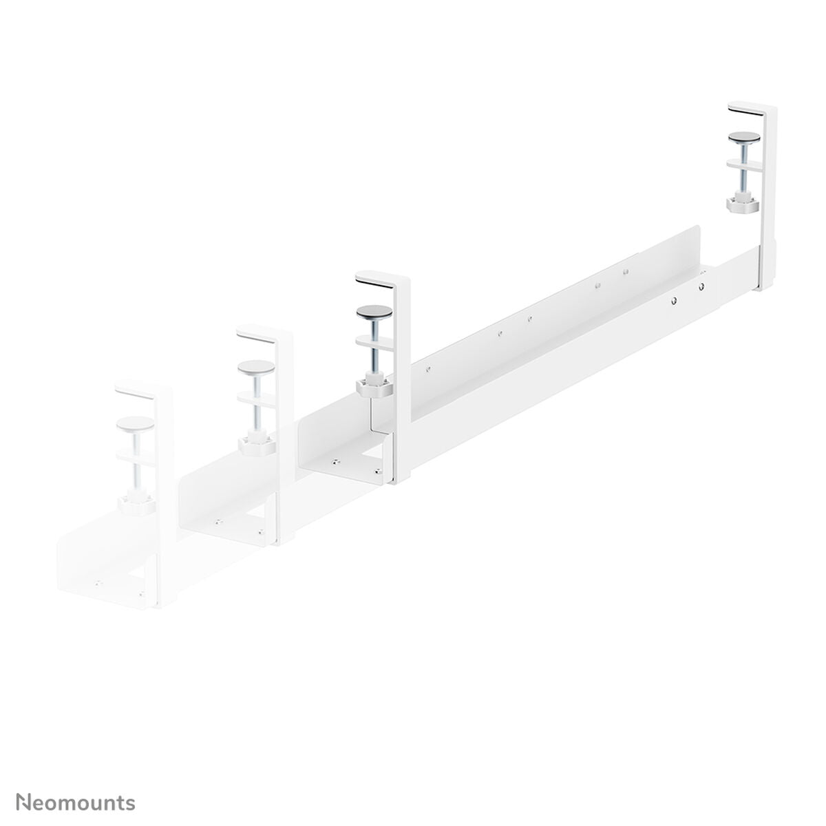 NEOMOUNTS Cable Management Tray max 5kg. clamp-on design universal white